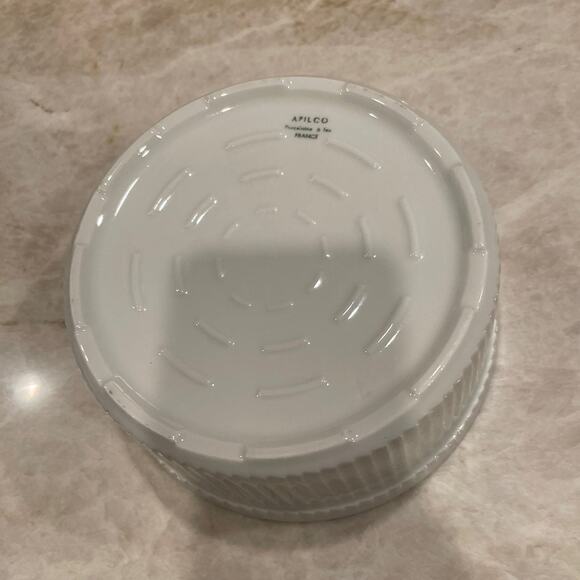 Apilco France vintage souffle' dish 7-3/4” - Picture 6 of 12